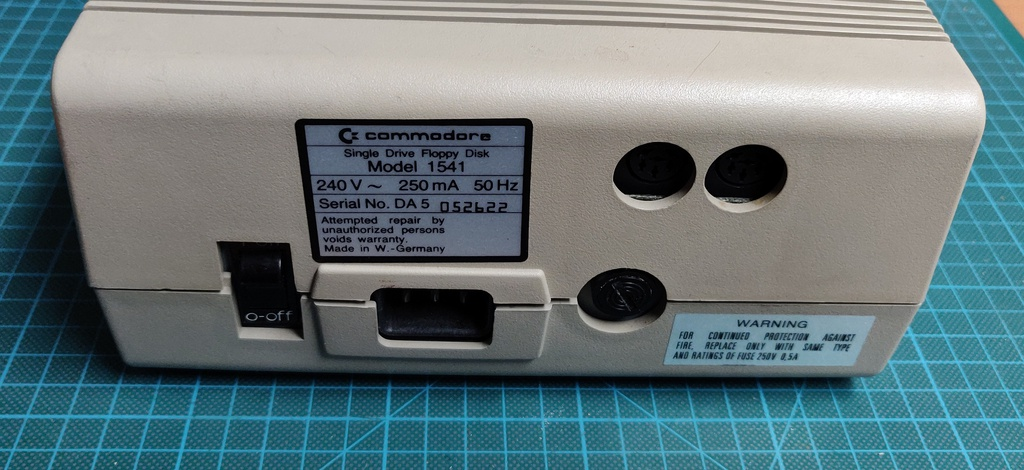 Commodore 1541 Rear View