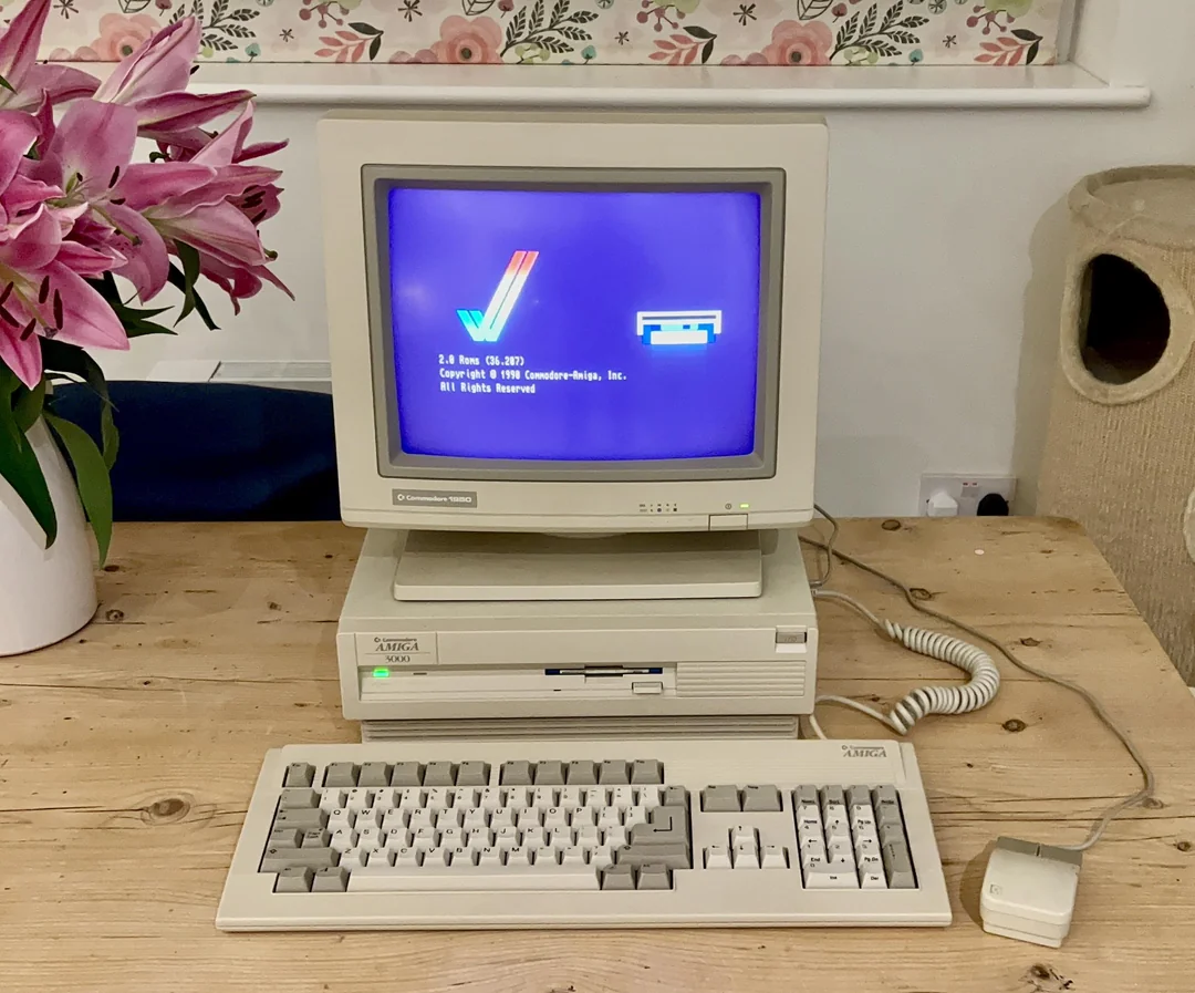 Amiga 3000 workstation