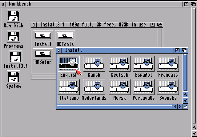 Amiga Workbench