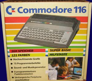 Commodore 116 vintage advertisement
