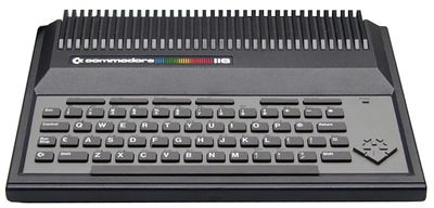Commodore 116 front view chiclet keyboard